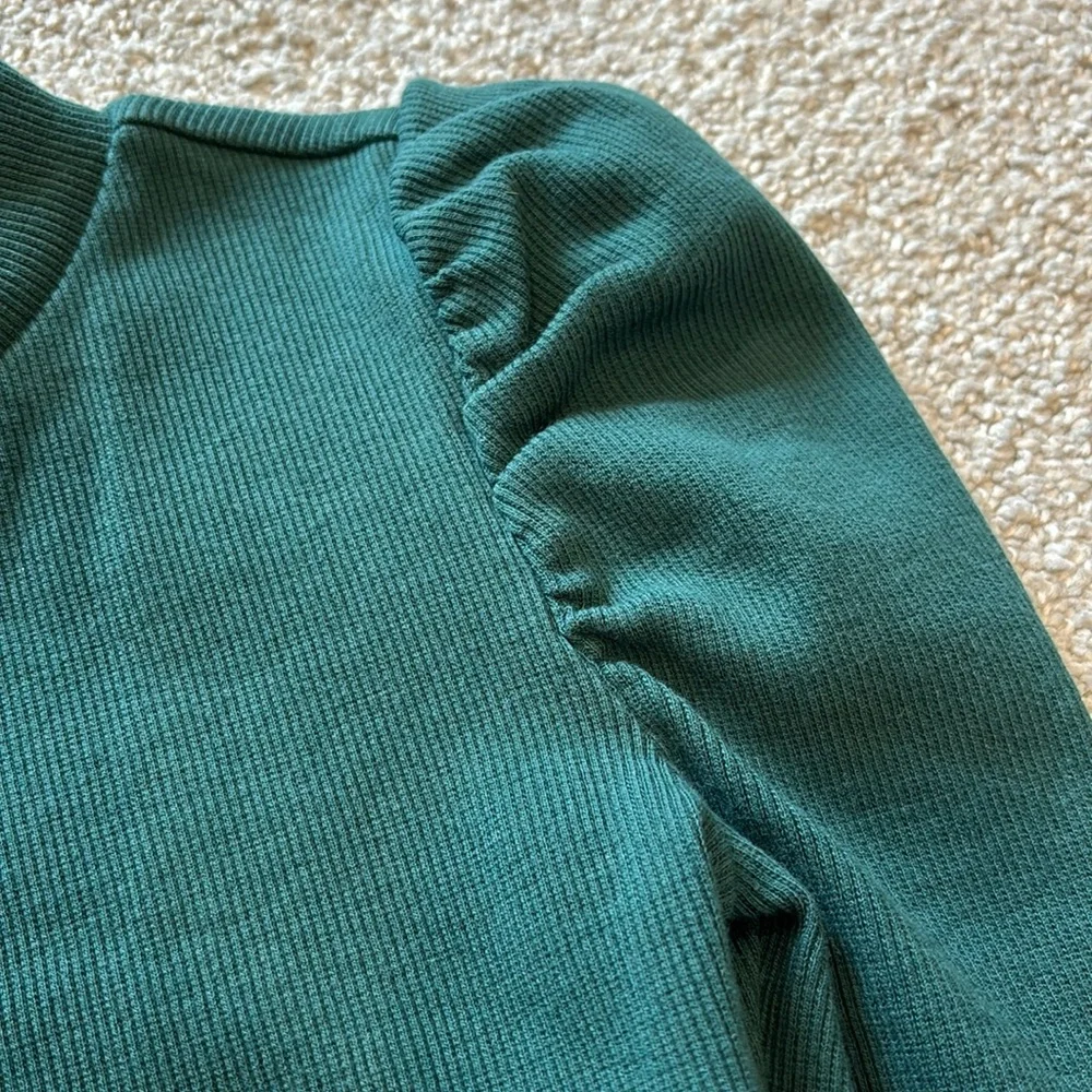 Baby GAP Green Ribbed Toddler Top